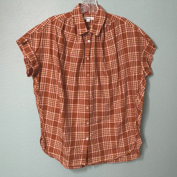 Madewell Tops - Madewell Central Shirt in Fieldgate Plaid XS